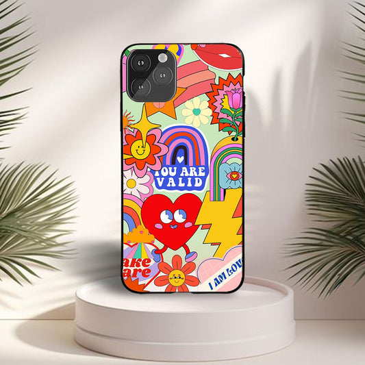 Aesthetic Floral Flower Glossy Metal Bumper Case Mobile Case by CoverMeUp