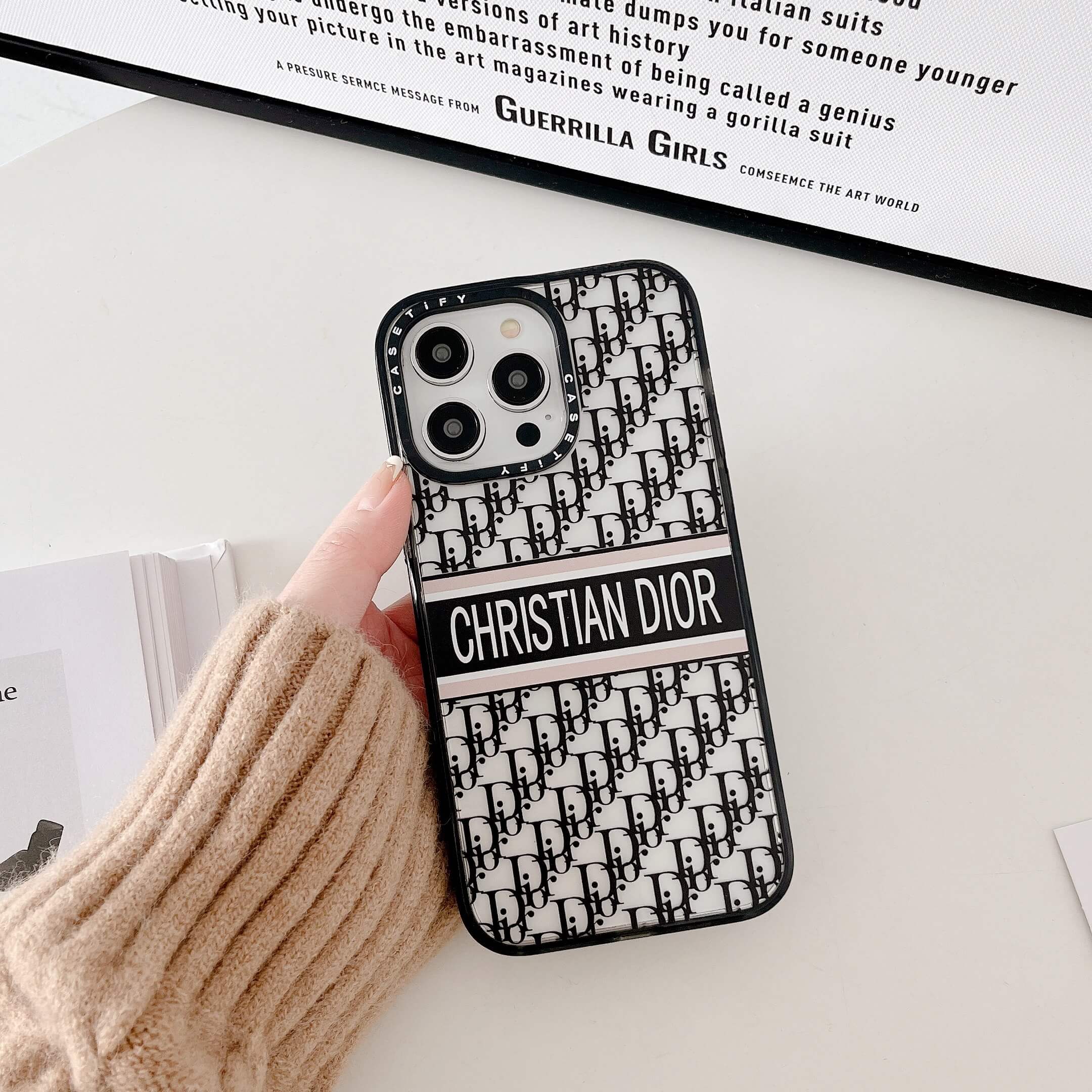 Luxury Branded Transparent Case for iPhone 14 Pro Max