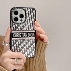 Protective Apple iPhone Back Cover - Luxury Branded Transparent Case for iPhone 14 Pro Max - Style 2