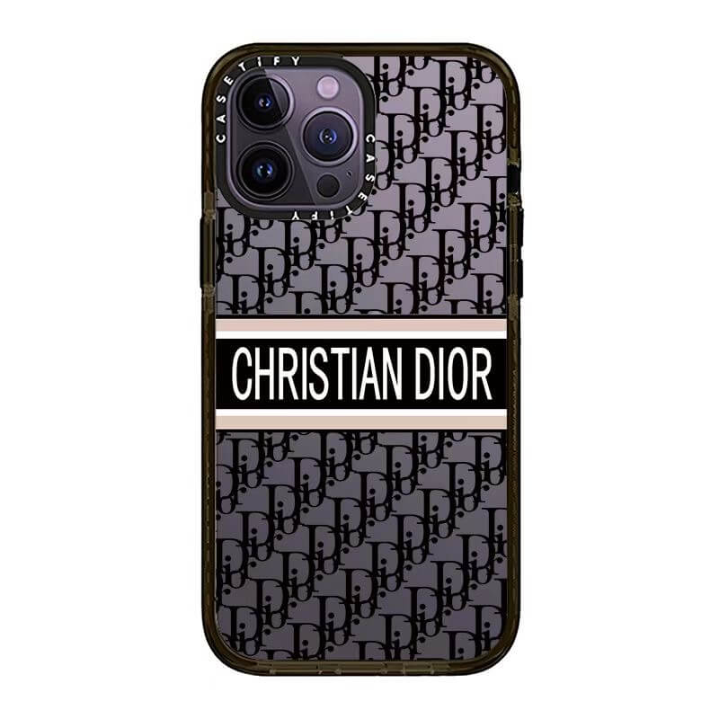 Luxury Branded Transparent Case for iPhone 14 Pro Max