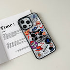 Protective Apple iPhone Back Cover - Designer Transparent Case for iPhone 14 Pro - Style 2