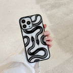 Protective Apple iPhone Back Cover - Designer Transparent Case for iPhone 14 Pro Max - Style 2