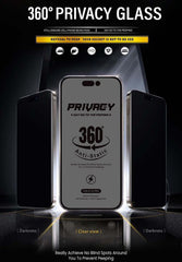 Full 360 Privacy Screen Guard for iPhone | Full Four Sides Privacy Guard for iPhone 13