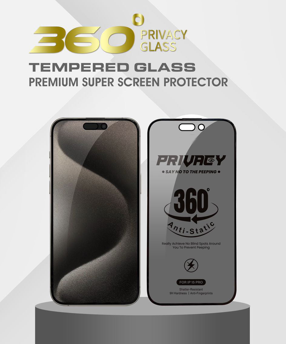 Full 360 Privacy Screen Guard for iPhone | Full Four Sides Privacy Guard for iPhone 13 Pro Max
