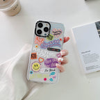 Protective Apple iPhone Back Cover - Designer Transparent Case for iPhone 14 Pro Max - Style 2