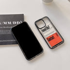 Protective Apple iPhone Back Cover - Designer Transparent Case for iPhone 14 Pro - Style 4