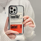 Protective Apple iPhone Back Cover - Designer Transparent Case for iPhone 14 Pro - Style 2