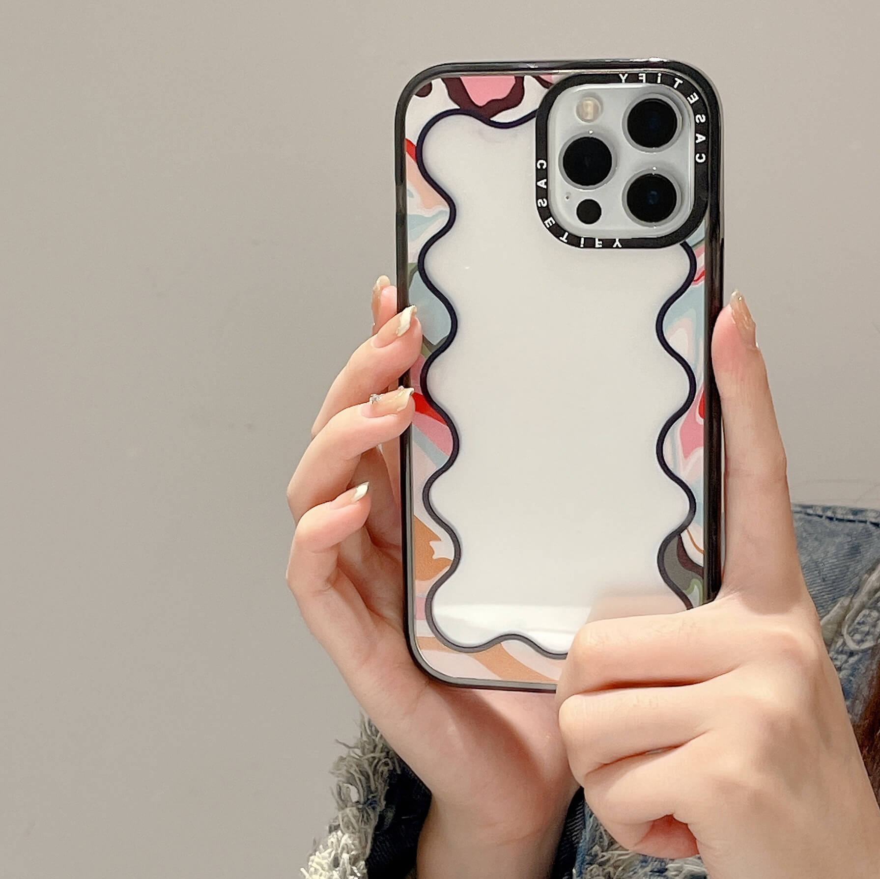 Designer Transparent Case for iPhone 14 Pro Max