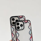 Protective Apple iPhone Back Cover - Designer Transparent Case for iPhone 14 Pro - Style 4