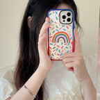 Protective Apple iPhone Back Cover - Designer Transparent Case for iPhone 14 Pro Max - Style 2