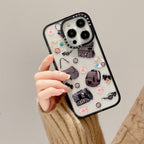 Protective Apple iPhone Back Cover - Luxury Branded Bags Design Transparent Case for iPhone 14 Pro - Style 2
