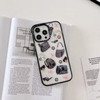 Protective Apple iPhone Back Cover - Luxury Branded Bags Design Transparent Case for iPhone 14 Pro