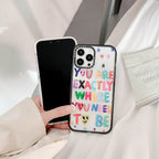 Protective Apple iPhone Back Cover - Designer Transparent Case for iPhone 14 Pro Max - Style 3
