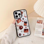 Protective Apple iPhone Back Cover - Luxury Branded Bags Design Transparent Case for iPhone 14 Pro Max