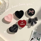 Bow Heart Gripper Phone Holder Bracket Mobile Case by CoverMeUp - Style 4