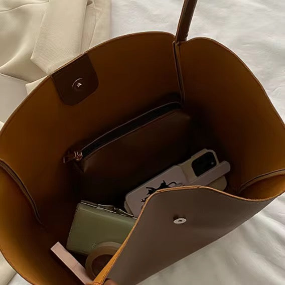 Timeless Classic Leather Tote Bag Mobile Case by CoverMeUp - Style 7