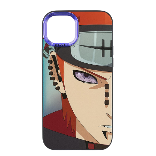 Anime-Inspired Warrior Eyes Matte TPU Soft Side Phone Case – Shockproof & Stylish Cover