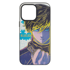 Holographic Blue Lock Anime iPhone Case – Durable TPU Phone Cover
