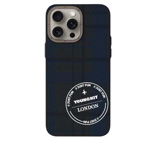 Famous City Trip YOUNGKIT Kevlar 1500D MagSafe Shockproof Back Cover iPhone Case