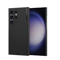 X-level Design Flexible Nano Fiber Shockproof Protective Cases Thin Slim Phone Cover Case for Samsung S23 Ultra (Black)