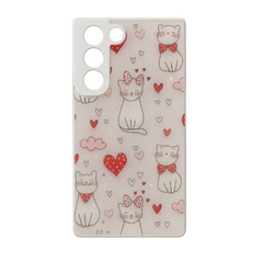 Glitter Printed Silicon Hard Case for Samsung Galaxy S22