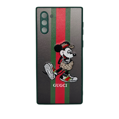 3D Embroidery Leather Back Case Compatible with Samsung Galaxy S20