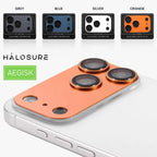 Protective Apple iPhone Back Cover - HALOSURE Metal Camera Lens Protector - iPhone 17 Series - Style 2