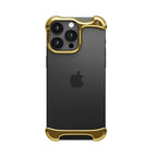 Protective Apple iPhone Back Cover - Premium Metal Bumper iPhone 16 Pro Case - Style 4