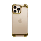 Protective Apple iPhone Back Cover - Premium Metal Bumper iPhone 16 Pro Case - Style 3