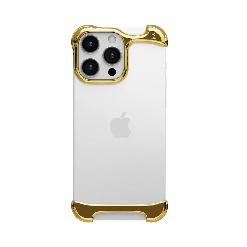 Protective Apple iPhone Back Cover - Premium Metal Bumper iPhone 16 Pro Case