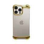 Protective Apple iPhone Back Cover - Premium Metal Bumper iPhone 16 Pro Case - Style 2