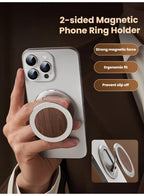 MagWood Dual-Side Magnetic Ring Stand Mobile Case by CoverMeUp - Style 13