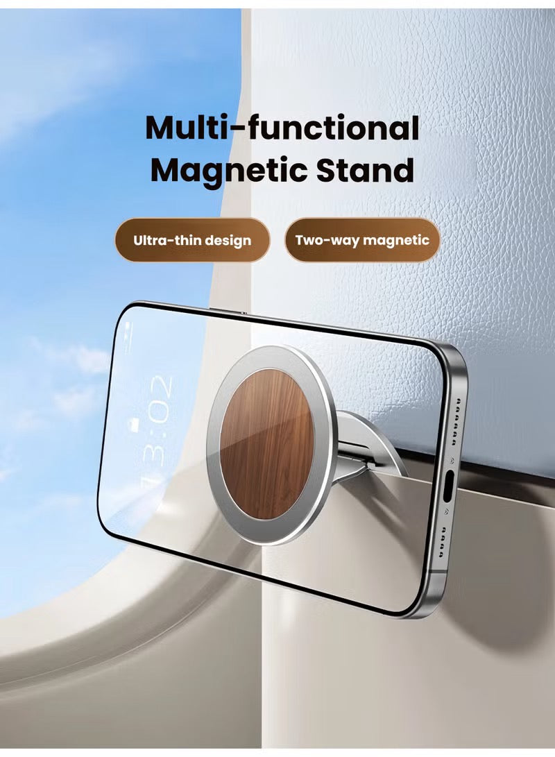 MagWood Dual-Side Magnetic Ring Stand Mobile Case by CoverMeUp - Style 12