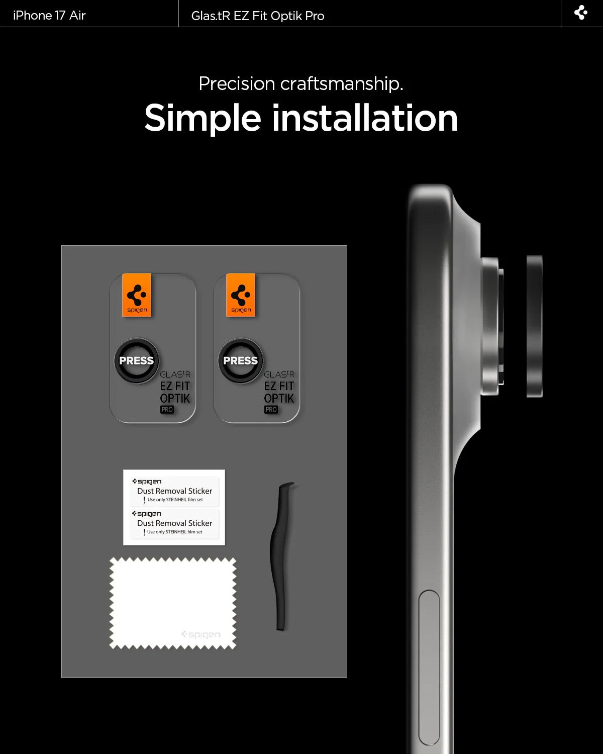 Optik Pro Lens Protector – iPhone 17 Series