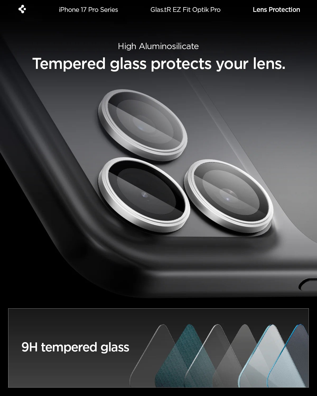 Optik Pro Lens Protector – iPhone 17 Series