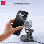 TriDock Foldable 3-in-1 Wireless Charging Station Mobile Case by CoverMeUp - Style 5