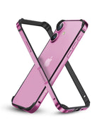 Protective Apple iPhone Back Cover - FortiCore Metal Bumper iPhone 16 Series Case - Style 4