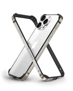 Protective Apple iPhone Back Cover - FortiCore Metal Bumper iPhone 16 Series Case - Style 3
