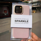 Protective Apple iPhone Back Cover - KZDOO Leather Sparkle Case For iPhone - Style 7