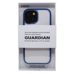 Protective Apple iPhone Back Cover - Kzdoo Guardian Transparent Case for iPhone - Style 2