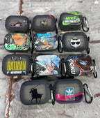 Zoro Anime AirPods Pro & Pro 2 Case – Smoke Transparent with Leather Grip & Carabiner Mobile Case by CoverMeUp - Style 2