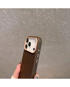 Protective Apple iPhone Back Cover - Kevlar Carbon Fiber Texture Slim Magsafe Case For iPhone 17 Series - Style 3