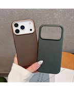 Protective Apple iPhone Back Cover - Kevlar Carbon Fiber Texture Slim Magsafe Case For iPhone 17 Series