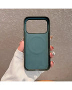Protective Apple iPhone Back Cover - Kevlar Carbon Fiber Texture Slim Magsafe Case For iPhone 17 Series - Style 7