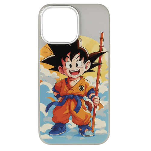 Kid Goku TPU Anime Phone Case – Slim Shockproof Dragon Hero Design