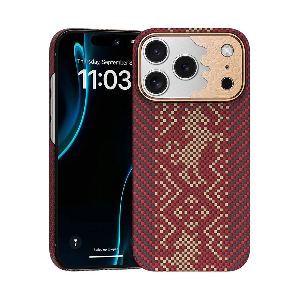 Protective Apple iPhone Back Cover - BENKS Knight ArmorAir Case built with Kevlar® for iPhone 17 Pro - Style 2