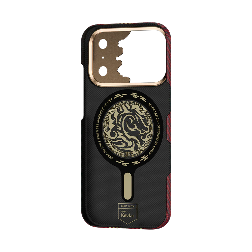 Protective Apple iPhone Back Cover - BENKS Knight ArmorAir Case built with Kevlar® for iPhone 17 Pro - Style 4