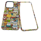 Protective Apple iPhone Back Cover - Kutis Cartoon Bear Parade Phone Case – Colorful Glossy iPhone Cover - Style 2