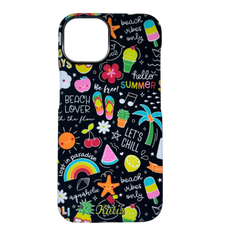 Kutis Summer Vibes Phone Case – Glossy Beach Theme iPhone Cover