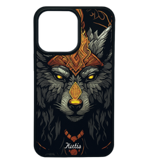 Kutis Tribal Wolf Spirit Phone Case – Glossy Shockproof iPhone Cover